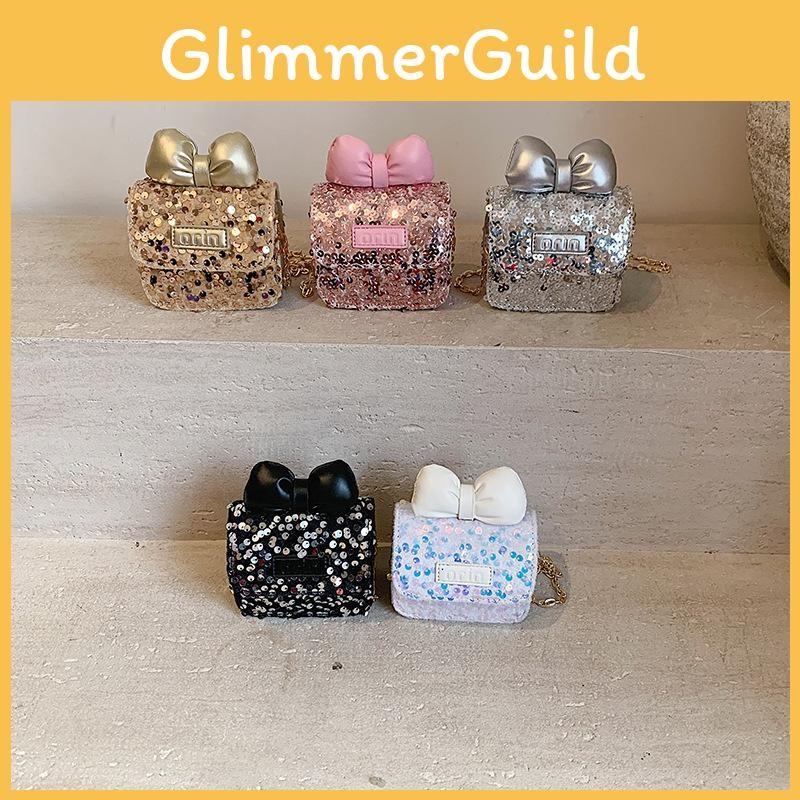Crossbody Small Sequin Bag With Synthetic Material Trendy School Bag Girls For