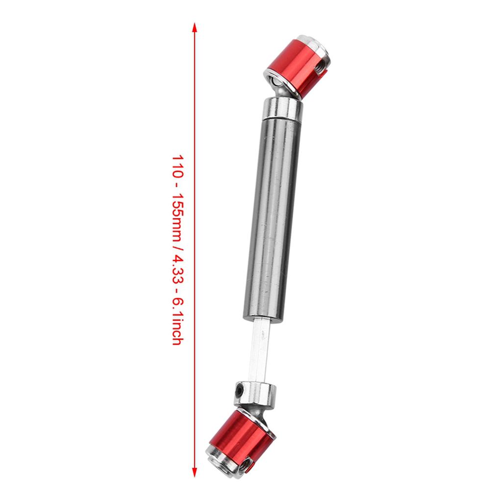 2pcs Upgrade Universal Drive Shaft CVD 110155mm for SCX10 CC01 D90 D110 RC Crawler Part