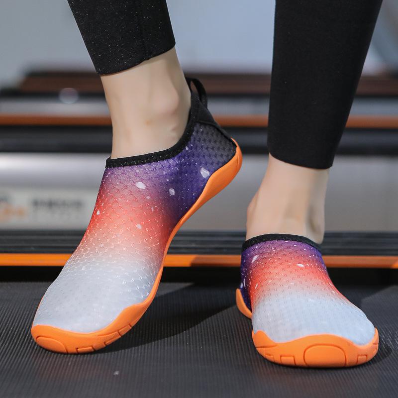 Unisex Soft-Soled Breathable Indoor Sports Shoes with Non-Slip, Shock Absorption for Running, Fitness, Jump Rope, Aerobics, Treadmill & Yoga