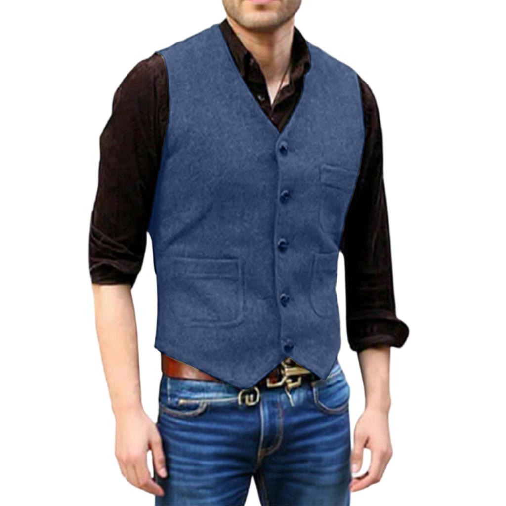 Men's  Leisure  Self-Cultivation  Suit  Vest  Coat