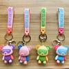 Adorable Cartoon Bear Keychain Colorful Lightning Bear Cute Bag Ornament