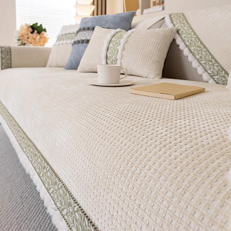 Sofa Cushion Is Universal In All Seasons, Dirt-Resistant And Non-Slip, Advanced Seat Cushion  New Sofa Cover Chenier Cover