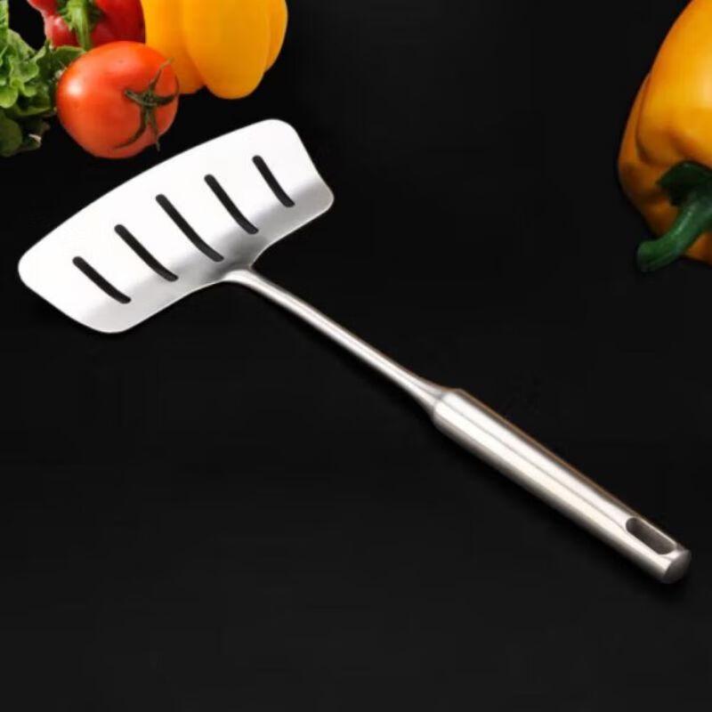 

Minnah 304 Stainless Steel Slotted Frying Spatula