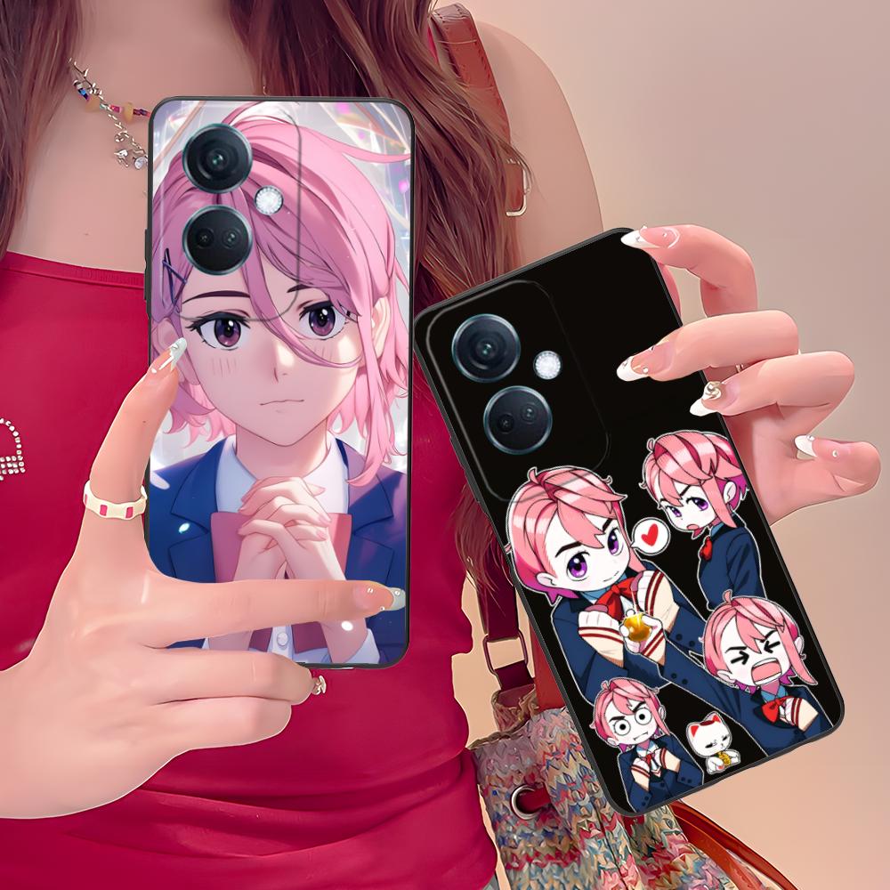 Dandadan Aira Shiratori Phone Case for OPPO Reno 14 13 12 11 10 9 8 7 6 5 F T Pro 5G Colorful Printing Cover Pretty Luxury Cover