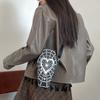 Personality Trend Women's Bag 2025 New European and American Fashion Niche Design Shoulder Bag Halloween Funny Messenger Bag Pu