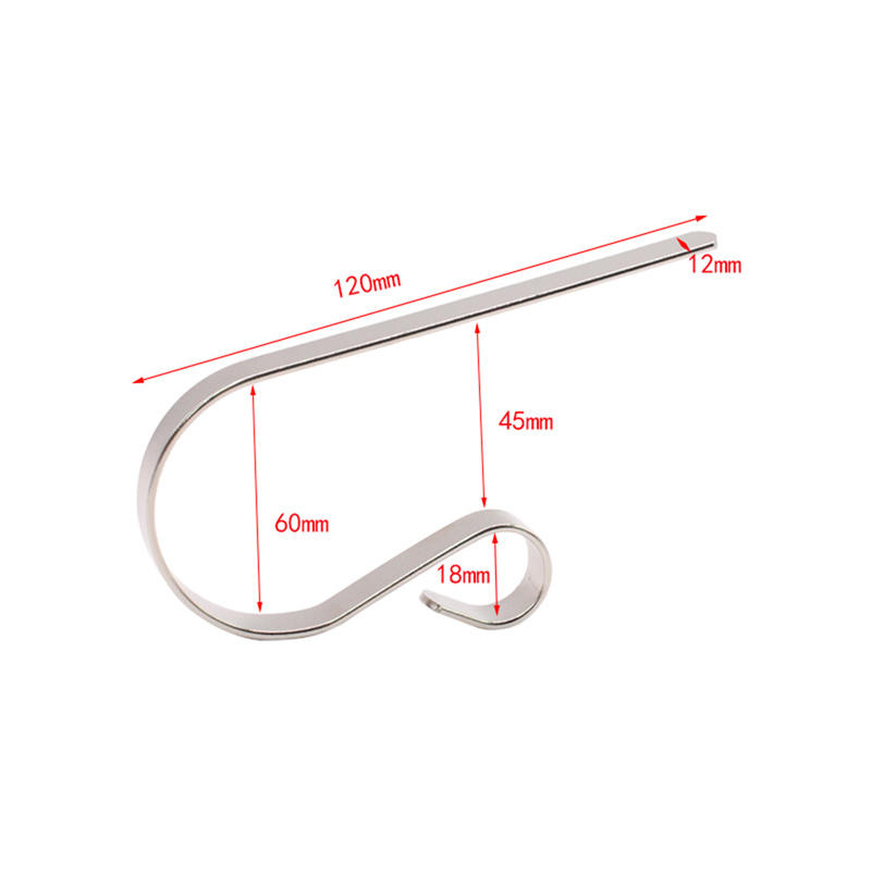 Creative Christmas Stocking Holder Hooks Fireplace Mantel Hanger Metal Clothes Hanger Christmas Party Decoration Supplies