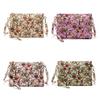 Cartoon Owl Canvas Crossbody Bag With Tassel And Zipper For Women**