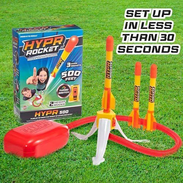 Raketomet - BANDAI - Hypr Rocket Jump 500 - Vícebarevný - Let až 150 m - Turbo režim