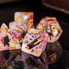 Cusdie Dadi Animali DnD Carini Resina 7 Pezzi Vari D4 D6 D8 D10 D% D12 D20 Set di Dadi Poliedrici per Giochi di Ruolo D&D Giochi da Tavolo