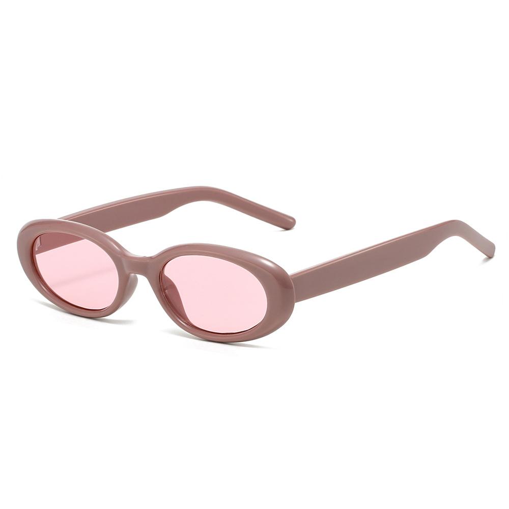 New Retro Tortoiseshell Gradient Oval Women Sunglasses Brand Small Frame Jelly Color Design Casual Men Sun Glasses UV400