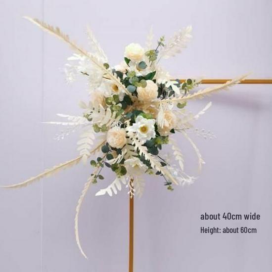 

Кованый Железный Геометрический Экран с Цветочными Композициями для Свадебной Дорожки и Углов для Гостиничных и Витринных Дисплеев