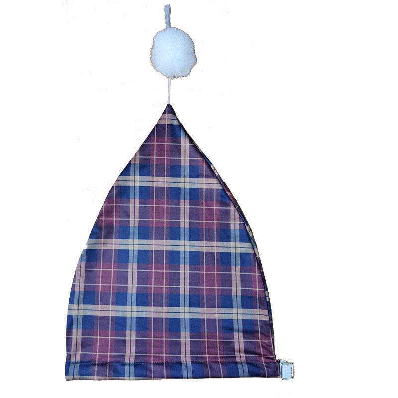 Elegant europeisk och amerikansk julmössa med tofs