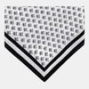 RECLOW R-MONOGRAM SCARF WHITE scarf
