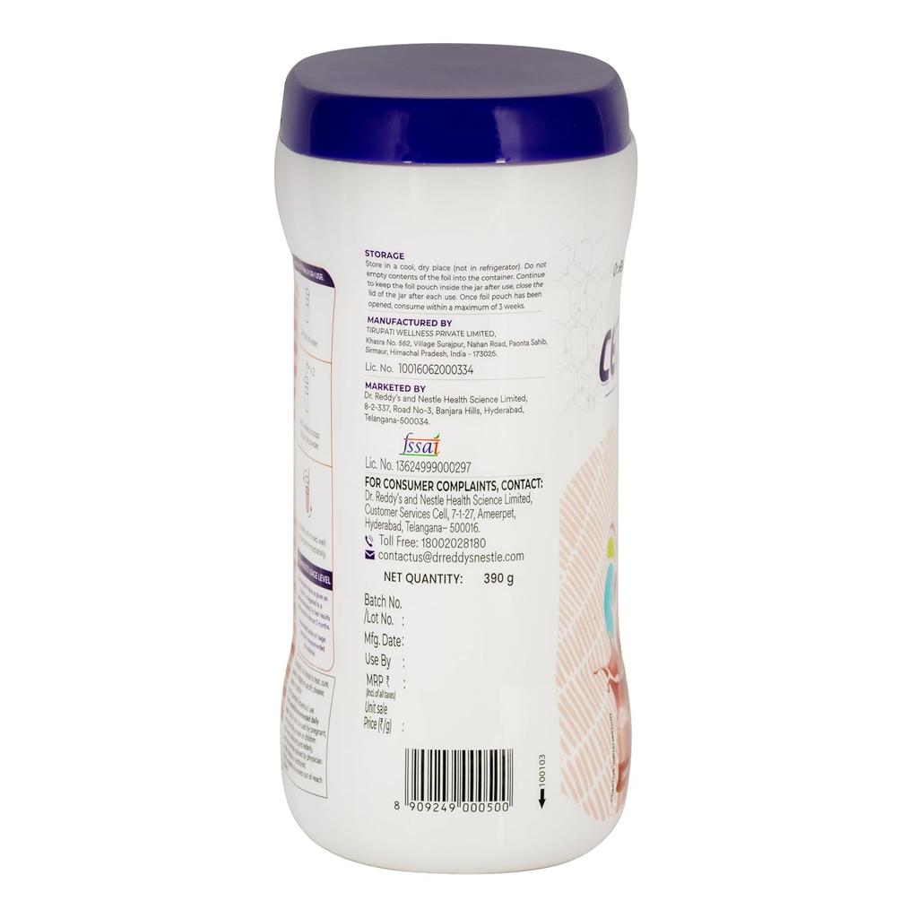 Dr. Reddy’s Celevida Liv High Protein Nutrition Drink Powder For Daily Wellness Support Chocolate Flavour 390 g Pack For Adults