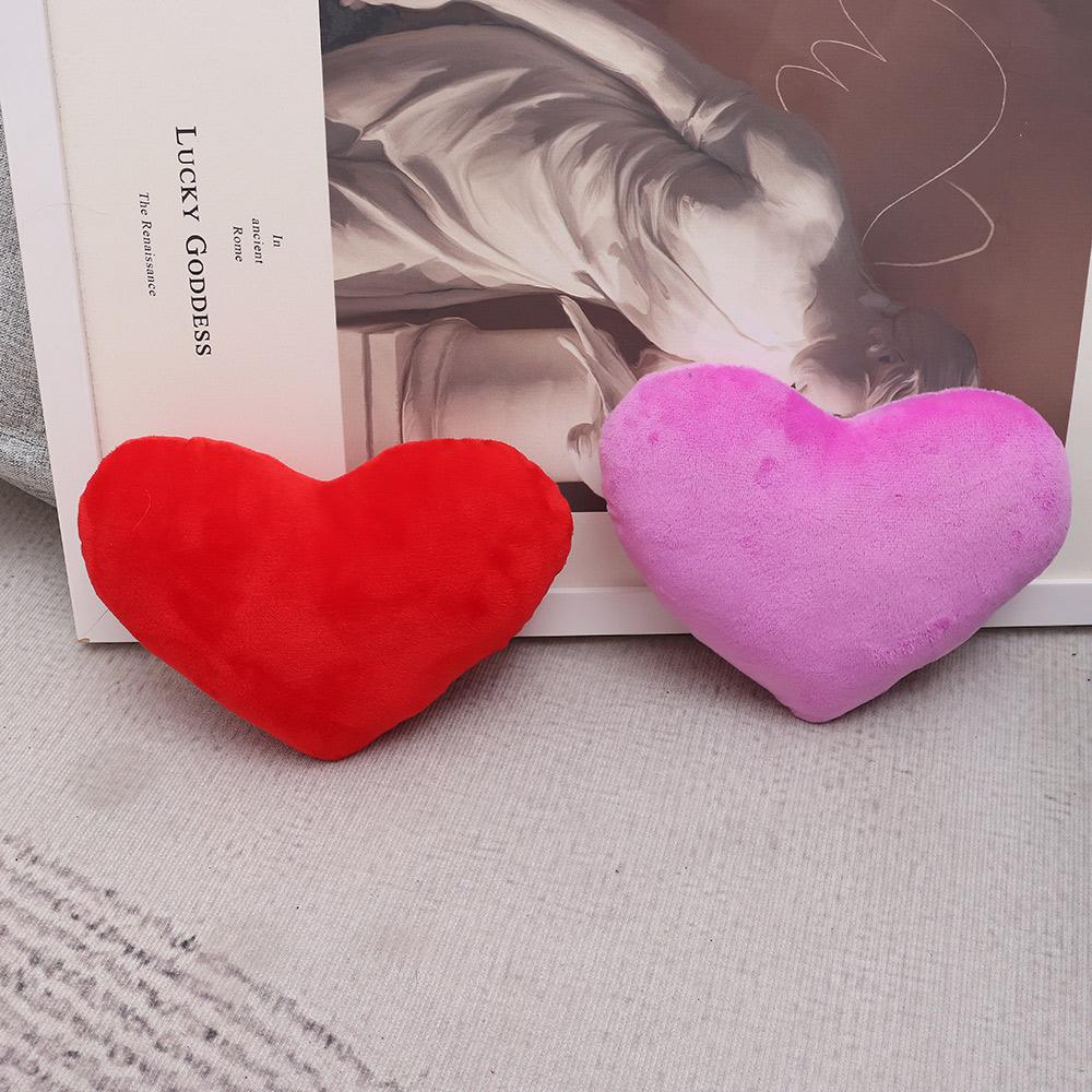 Red Color for Birthday Valentines Day Stuffed Pillow Soft Pillow Heart Plush Pillow Heart Shape