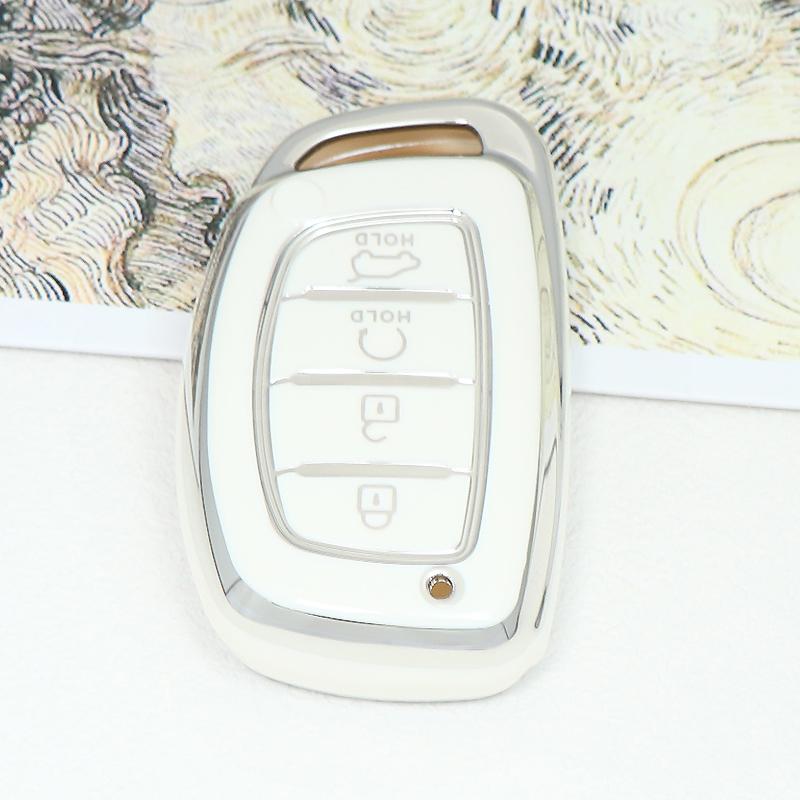 TPU Car Remote Key Case Cover Shell Fob For Hyundai Tucson Santa Fe Rena Sonata Elantra Creta Ix35 Ix45 I10 I30 I40 Accessories