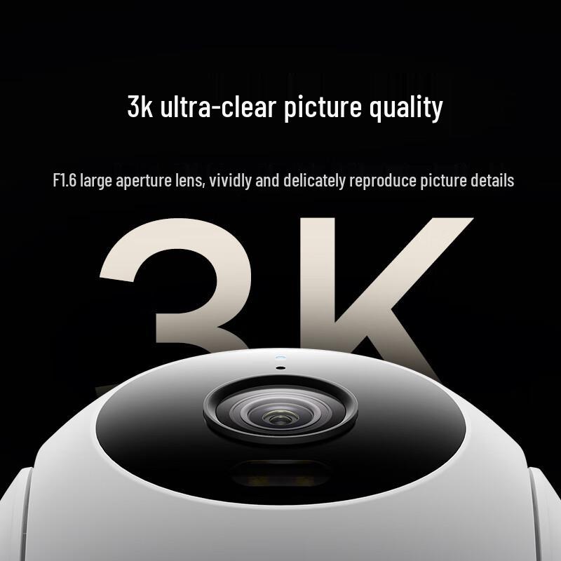 

Xiaomi MI Outdoor Security Camera 4C3K with 360° Panoramic 5MP Full-Color Night Vision (CN version) Camera