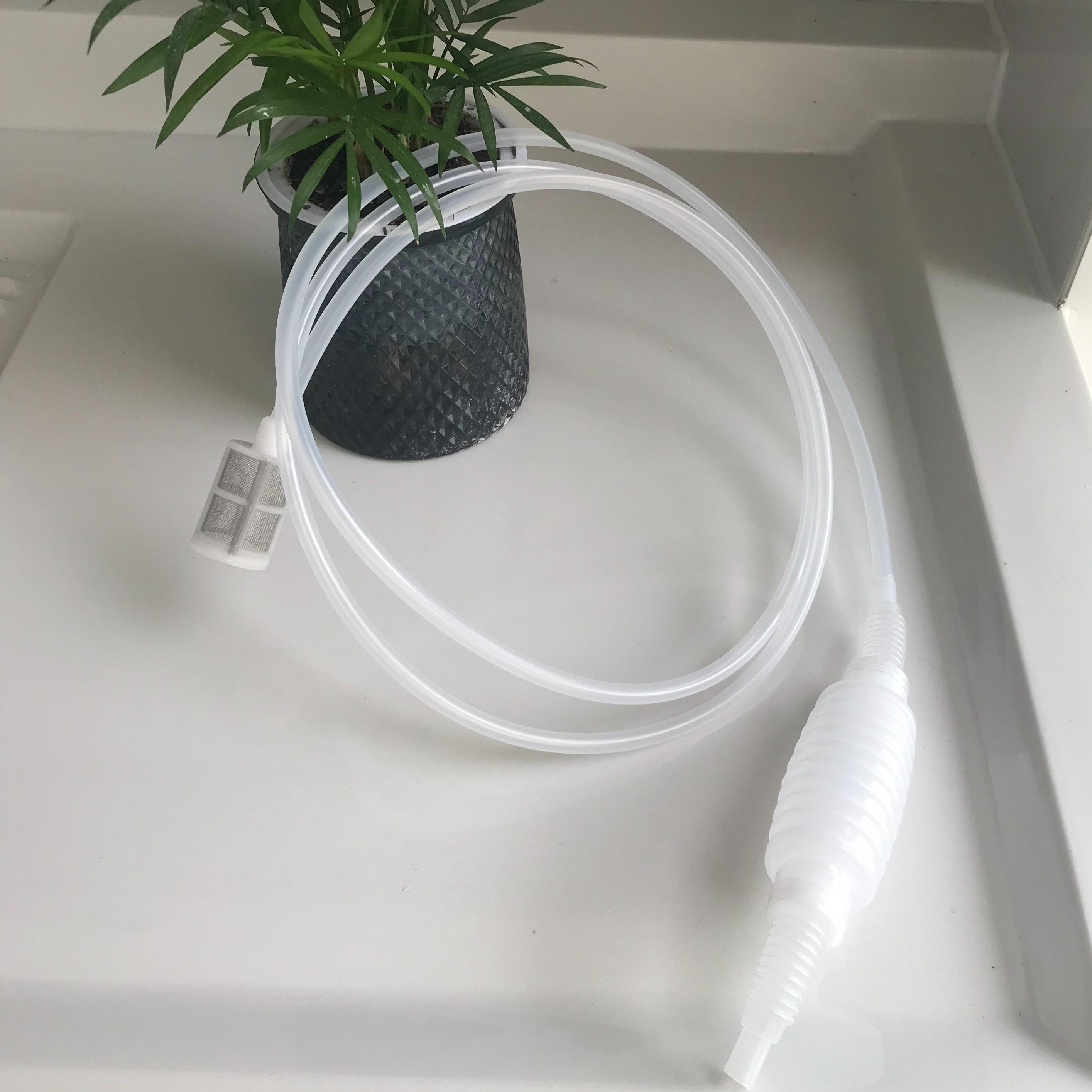 

1 шт., сифонный шланг для домашнего пивоварения, инструмент для изготовления вина, пива, пищевые материалы, продажа, ручной хоп, замешивающий сифонный фильтр Wine Siphon Set