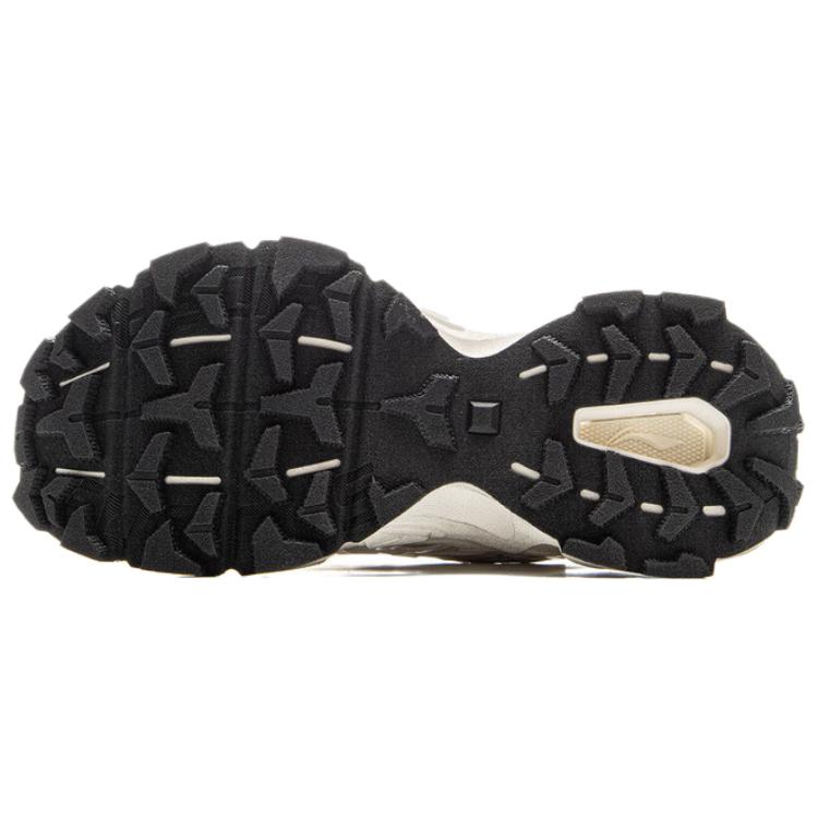 Li Ning Furious Rider ACE 3.0 Tendenza Moda Ammortizzazione, Resistenti all'Usura Basse Casual Unisex Avorio Nero AZGV151-1