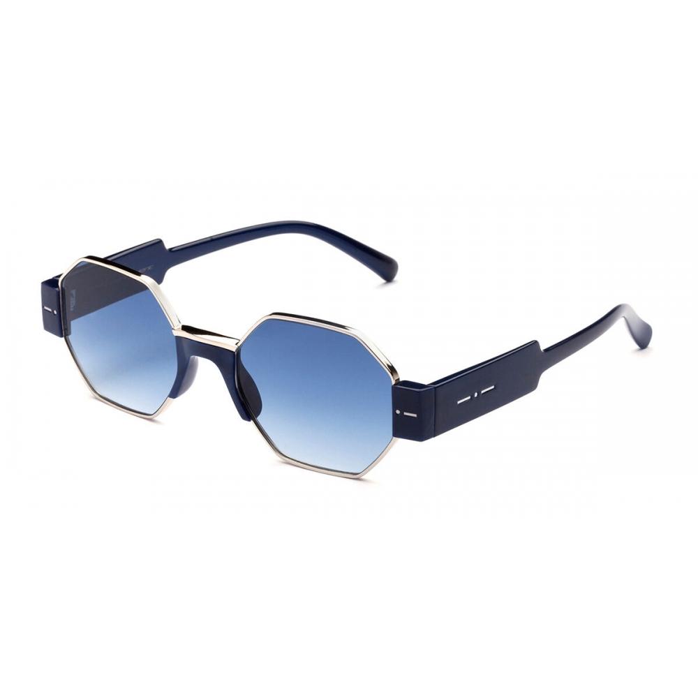 

Italia Independent Ii 0816 021.022 Солнцезащитные очки унисекс Blue/Silver/53-20-134