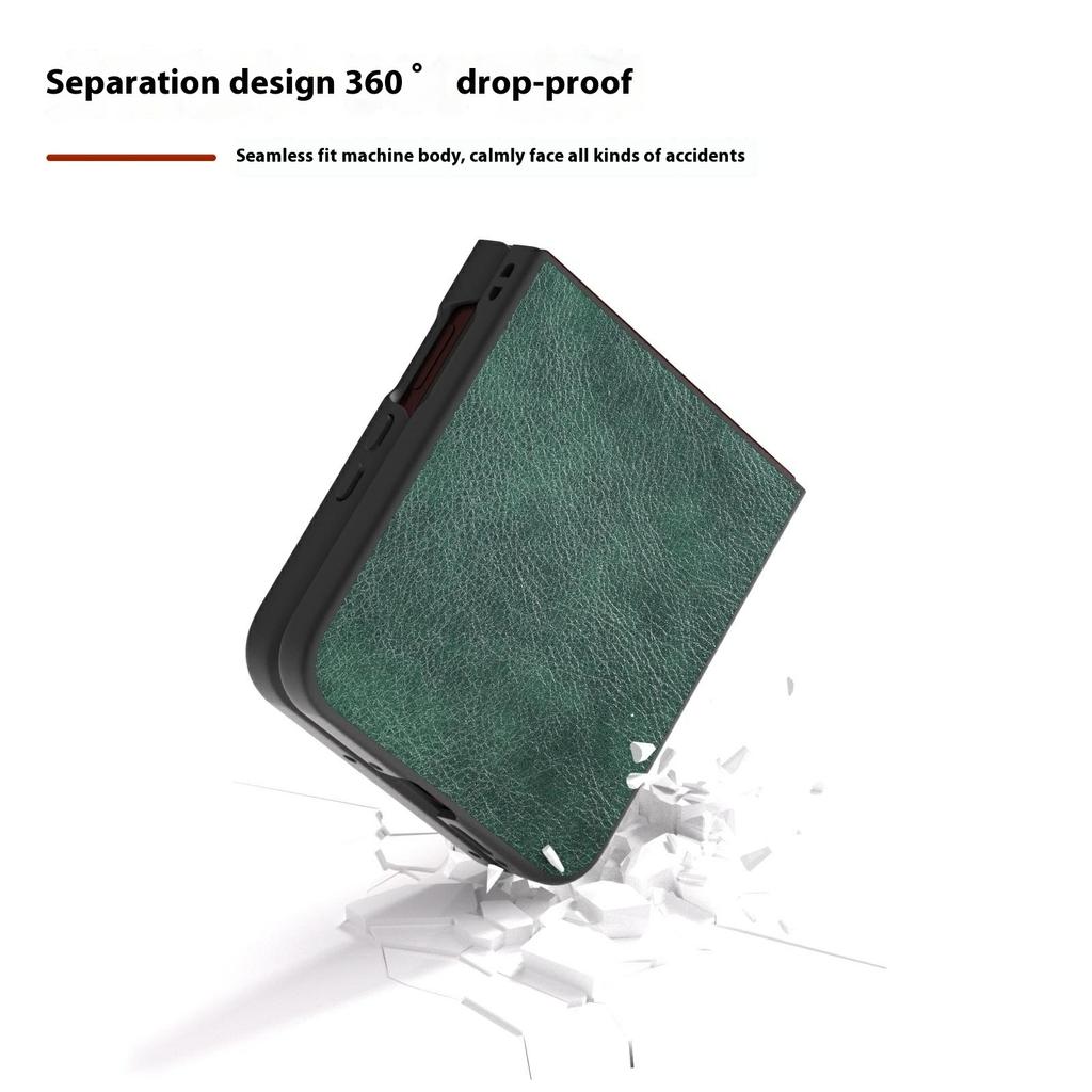 For Motorola Razr 60 Ultra 5G Case Litchi Texture PU Leather + PC Phone Cover