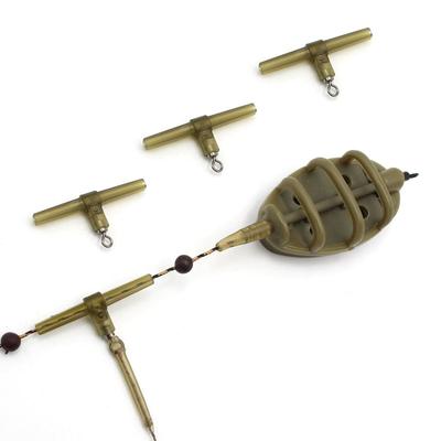 Method Feeder Connector Quick Change Bead with Swivel For Carp Helicopter Chod Rig Carp Fishing Tackle Tools Accessories