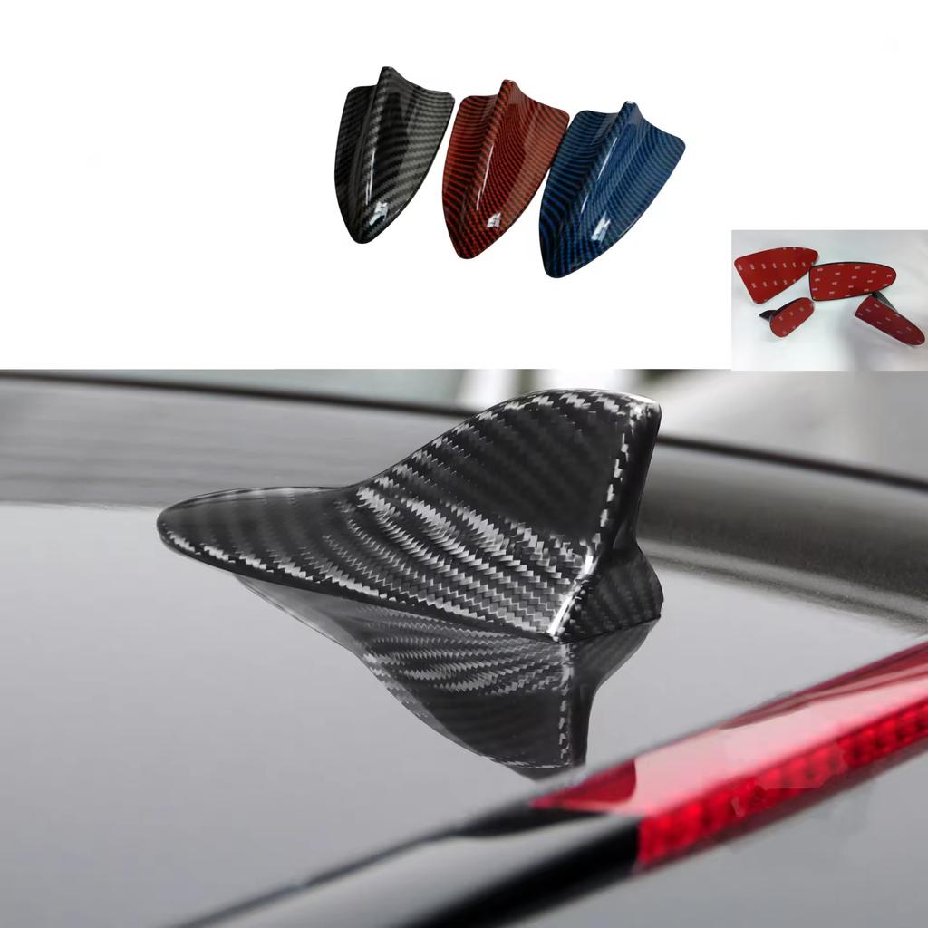 Carbon Fiber Car Roof Fin Shark Antenna Trim Cover Car Roof Fin Shark Antenna Trim