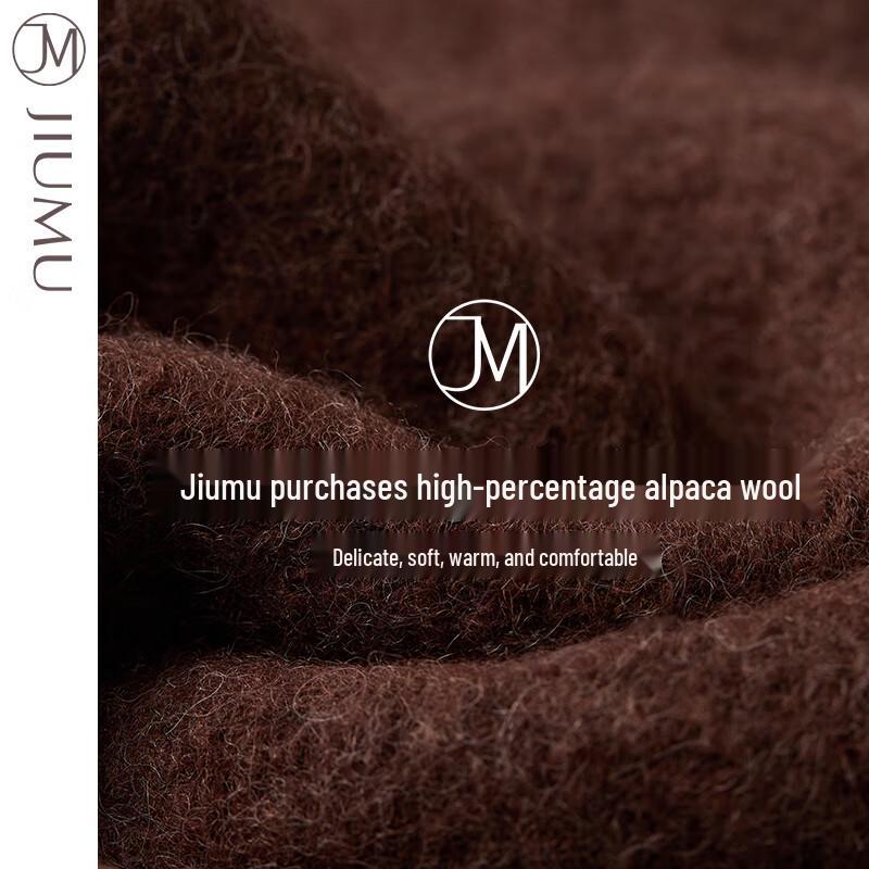 JIUMU Women's Alpaca Wool Warm Scarf