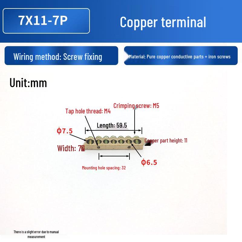 PZ30 Copper Terminal Blocks with Screws