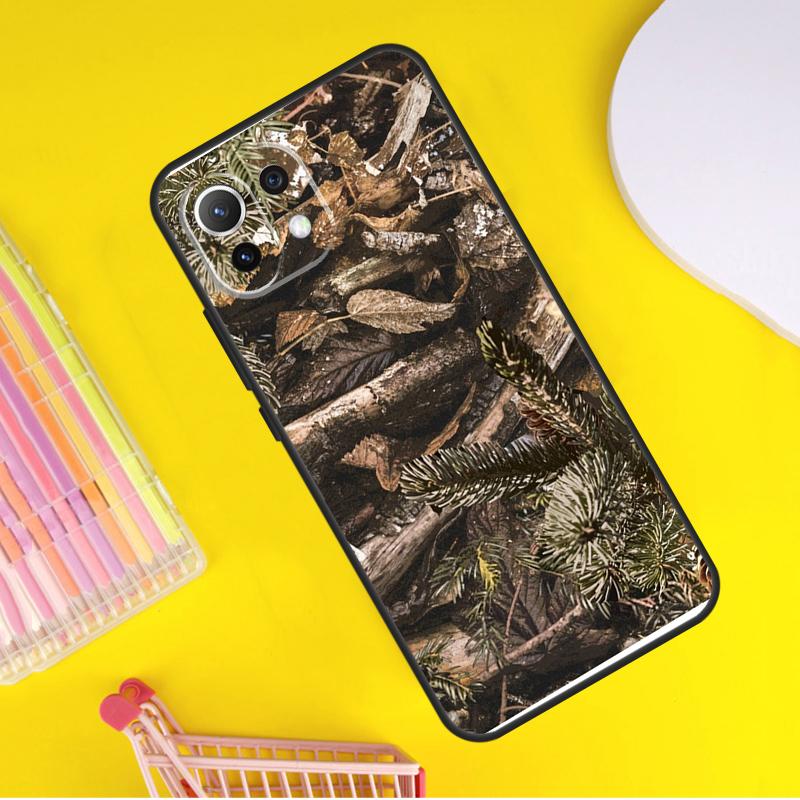 Hunting Camouflage Pattern Cover For Xiaomi 14 Ultra 13 11T 12T 13T 14T Pro POCO X7 X6 Pro X3 X5 F3 F5 M6 F6 Pro Case