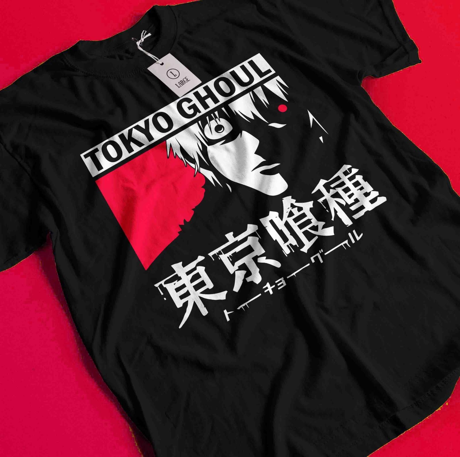 

Футболка Tokyo Ghoul Кен Канеки Футболка Джузо Сузуя Аниме Манга Хоррор Унисекс Футболка BB702 4XL