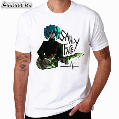 Die T-Shirts Sally Face Herren Damen Sommermode T-Shirts Sally Face Hip Hop