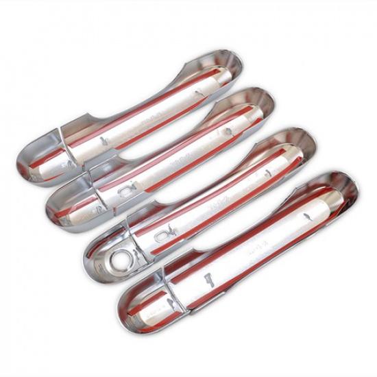 For Jeep Renegade 2015 2016 2017 Chrome Side Door Handle Cover Trim Bezel