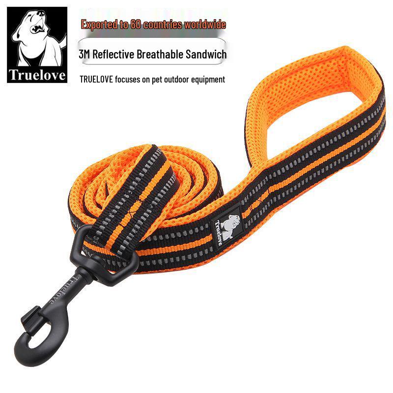TrueLo Pet Dog Leash for Small, Medium & Large Breeds - Durable Chain Option Available