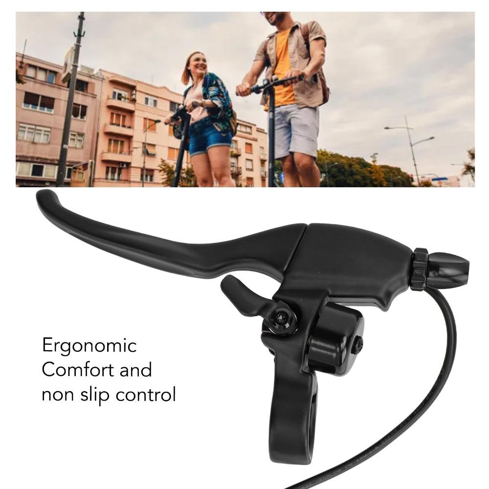 Durable 3PIN Scooter Brake Lever Aluminium Alloy With Bell Power Off Brake Lever Brake Lever Replacement Replacement Parts