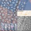 Embossed Flower Pink Butterfly Lucky Peach Blossom Chic Spring Petal 5D Soft Relief Adhesive Nail Art Stickers Manicure Decals