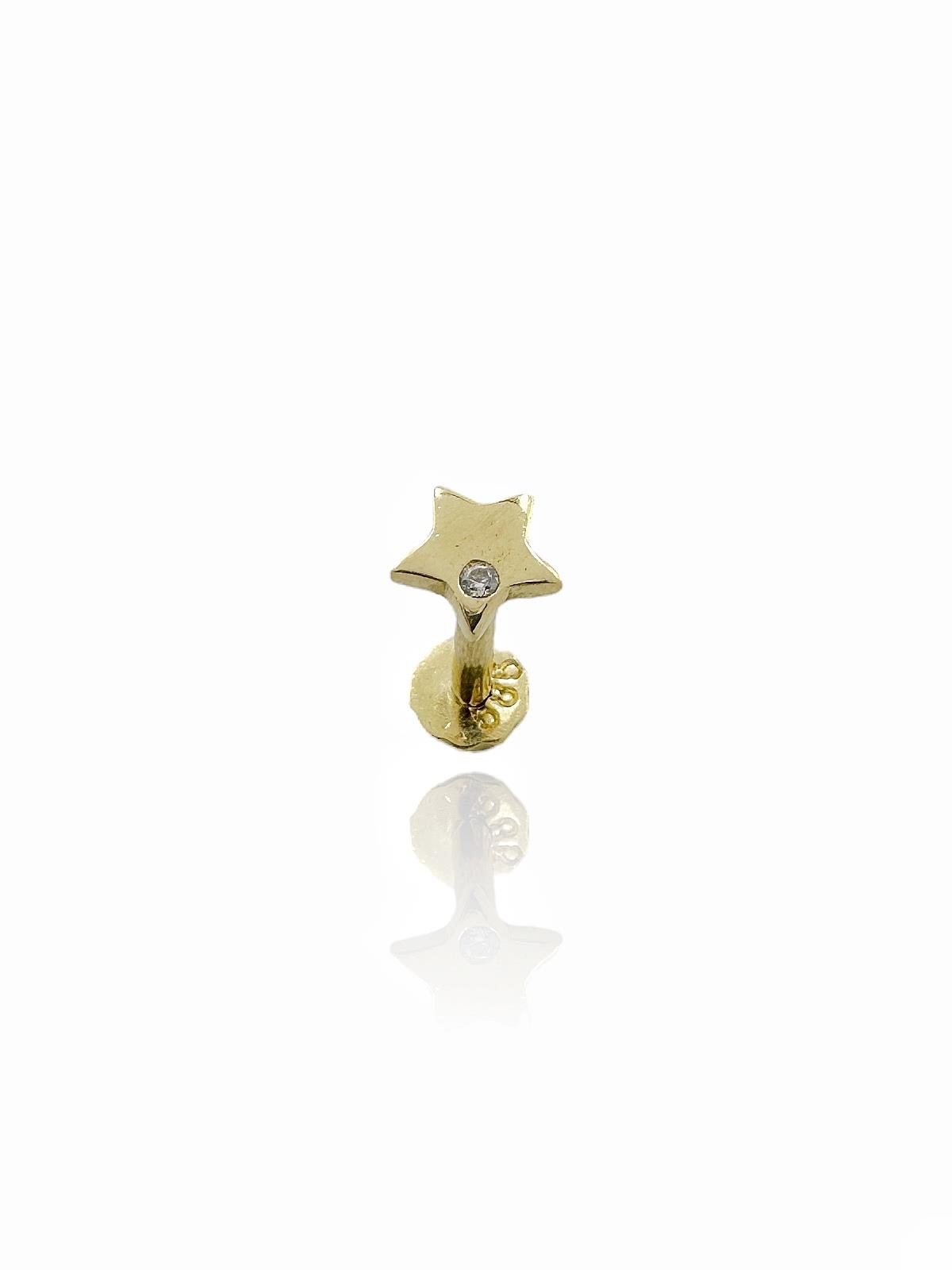 

Серьга Tiny Star Tragus, золото 14 карат