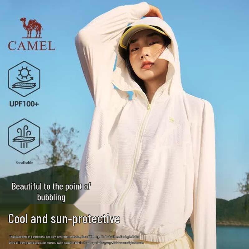 CAMEL Женская вязаная охлаждающая дышащая куртка с защитой от солнца UPF100+ M
