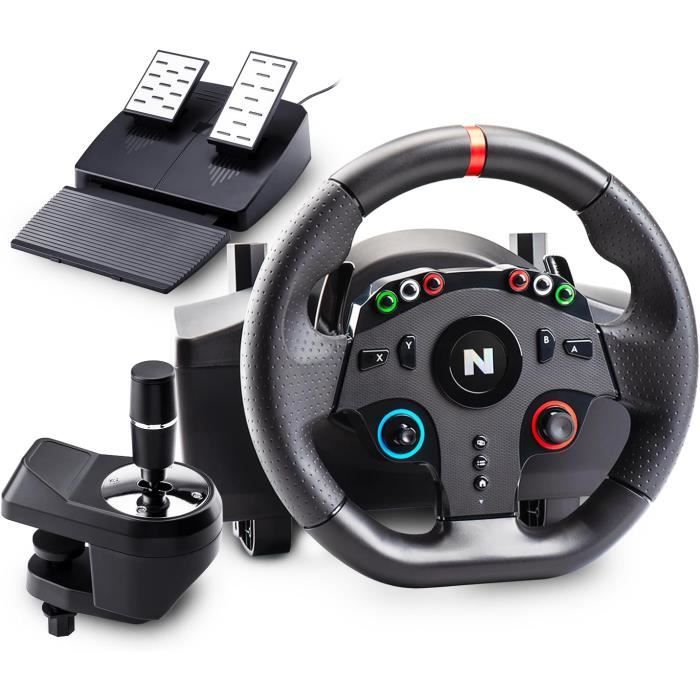 Volante da corsa - NITHO - Drive Pro ONE - 270 Gradi - Leva del cambio - Pedali USB
