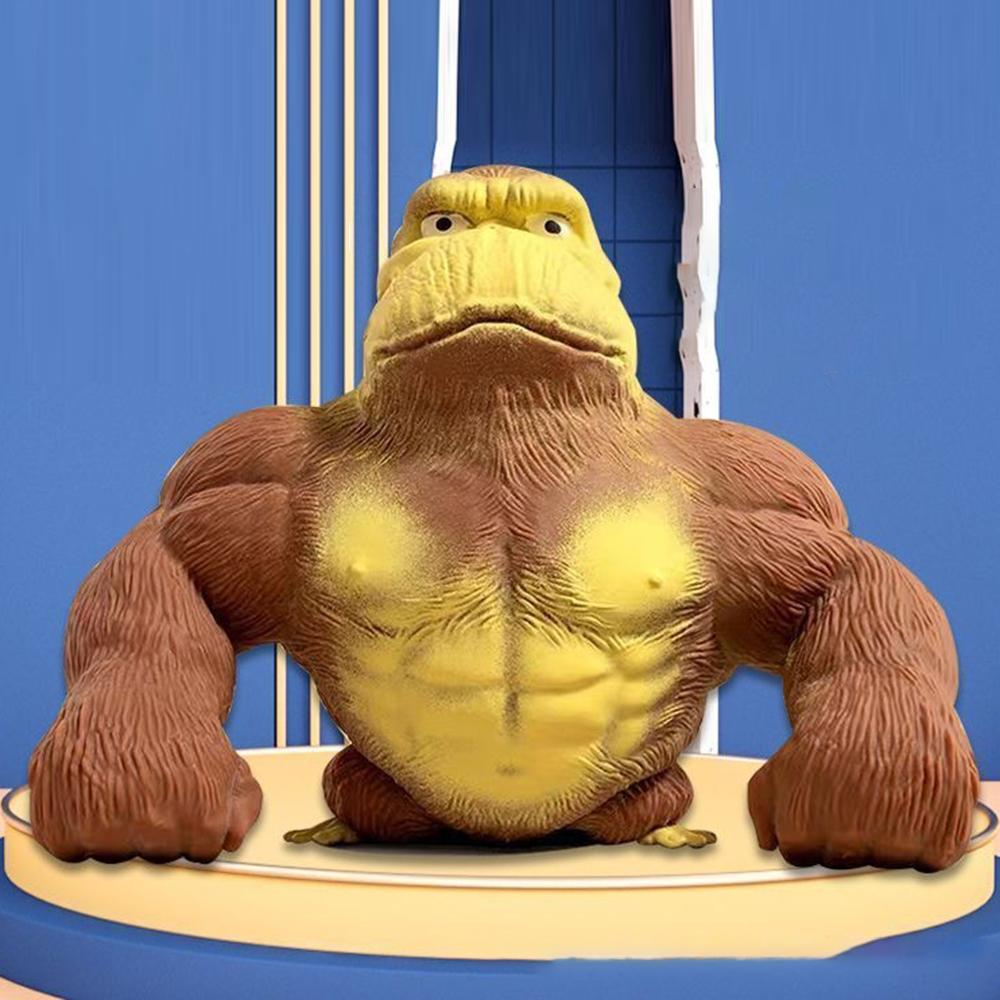 Decompression Gorilla Pinch Music Stress Relieving Toys Creative and Humorous Toys Decorative Ornaments