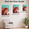 Disney Diamond Painting Kit Unframed, Ariel Mermaid Fantasy, Classic Style Home Decor Craft, Perfect Gift Idea