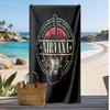 Nirvana Printed Quick Dry Beach Towel Super Absorbent Soft Lightweight Bath Towel for Pool Summer Travel