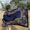 90x180cm Bikini Bathing Swimwear Cover Up Sarong Wrap Scarf Twill Cotton Pareo Beach Cover-Ups Women Large Beach Dress