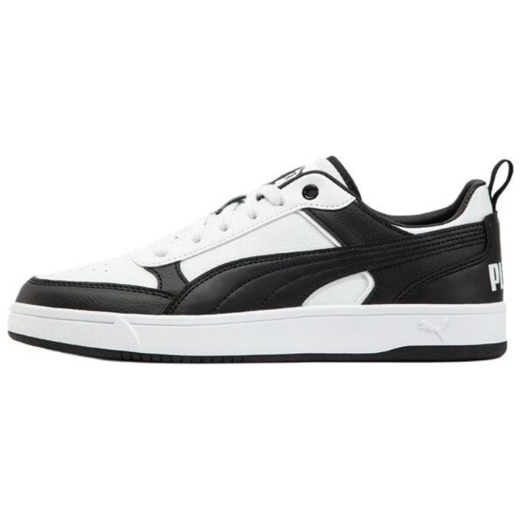Puma Dribble Comfortable Versatile Low-Top Sneakers Unisex Sneakers White Black 40032605