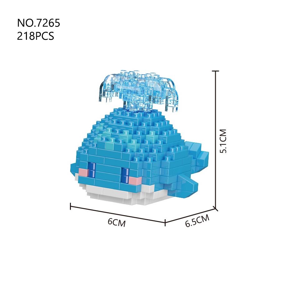 Seria Sea World Mini Organizmy Morskie Klocki Budowlane Zabawki DIY Mikro Klocki Zwierzęta Zabawki Zestawy Edukacyjne Artykuły na Prezent