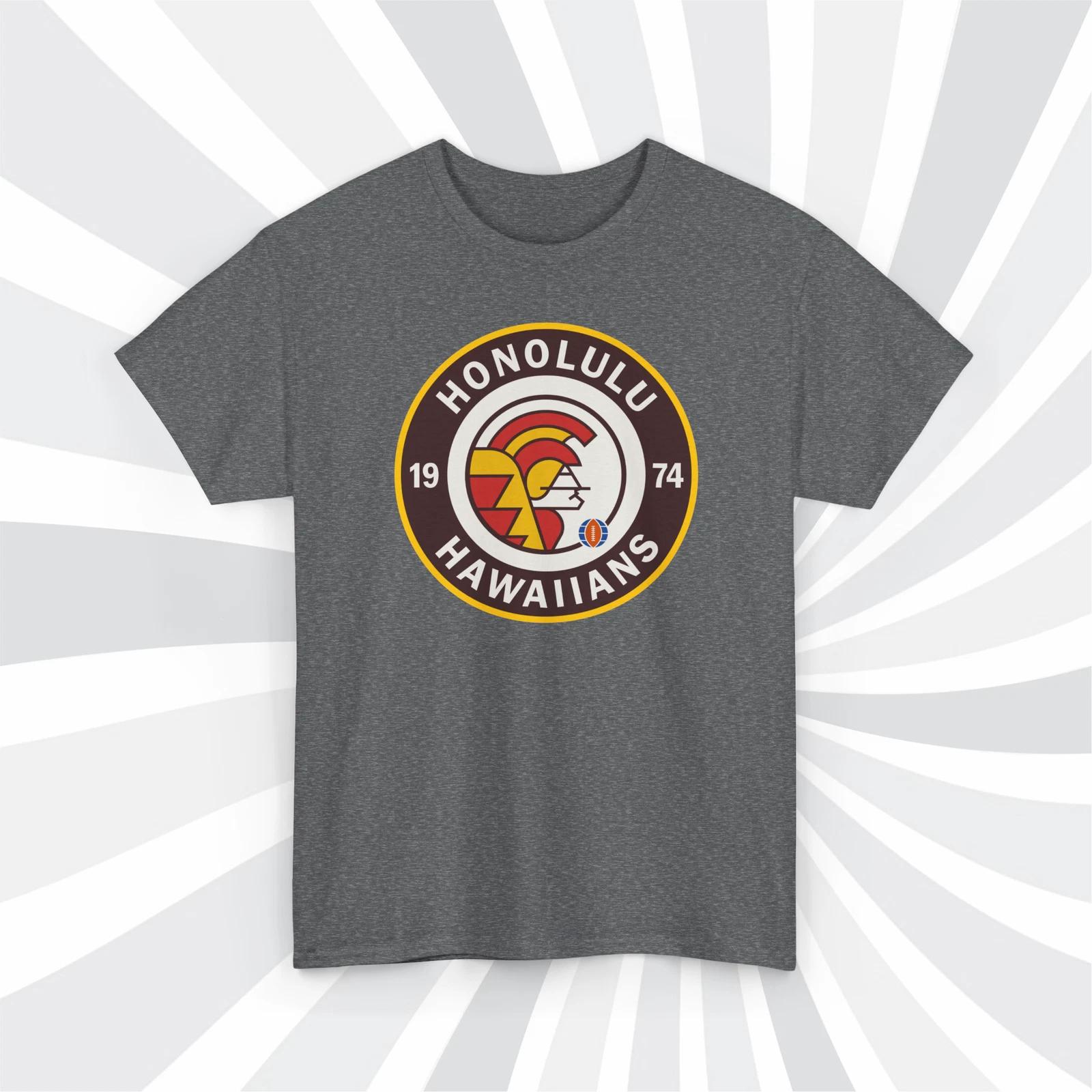 

Honolulu Hawaiians 1974 WFL Vintage Football Circle T shirt L