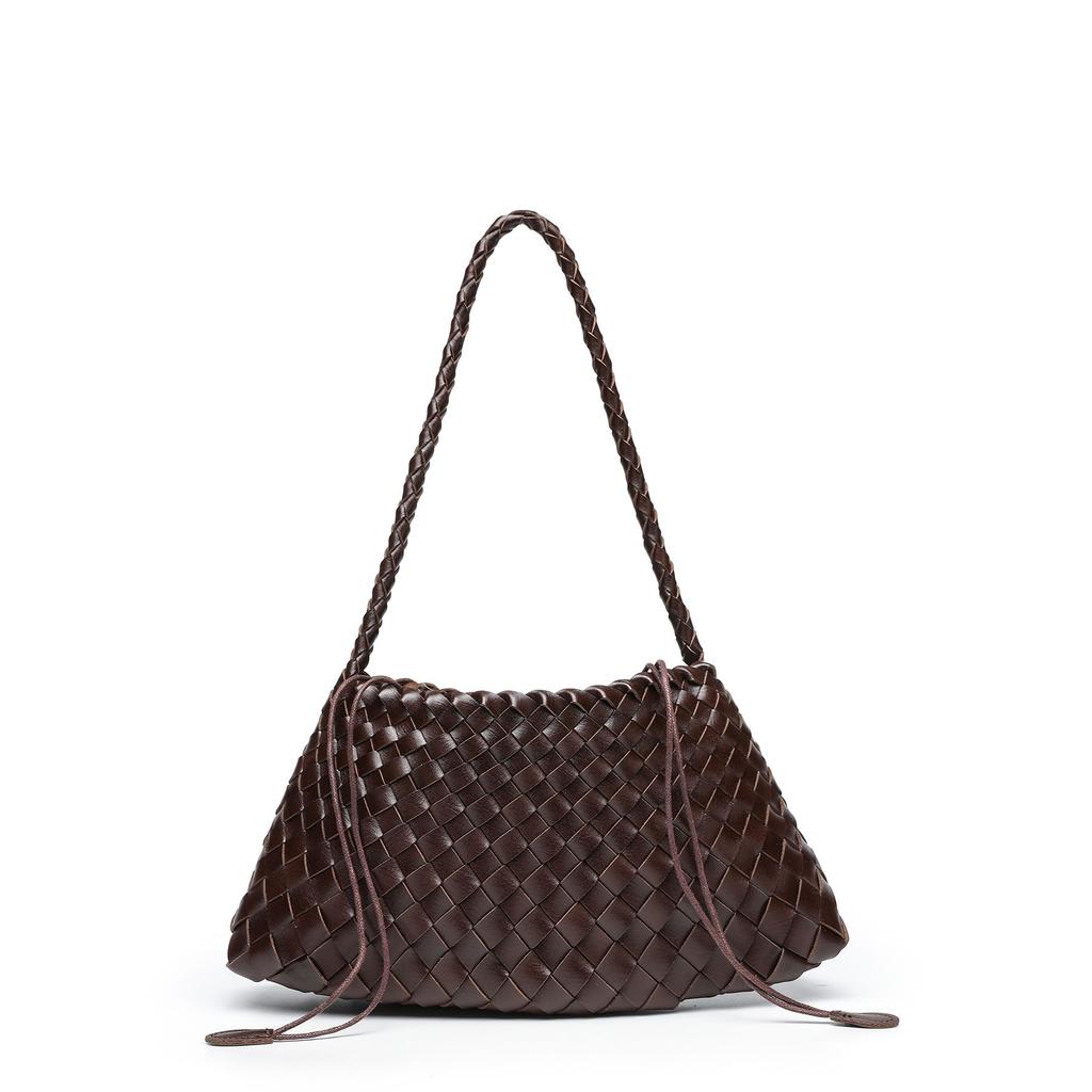 Luxusmode Damen Tasche Tragetasche Handgewebt Handtaschen Mode Retro Handtaschen Vielseitig Unterarm Schultertaschen