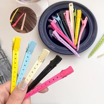 5/6ks Polychromatické Pevné Klipy do Kadeřnického Salonu Dámské Stylingové Dělicí Svorky Kadeře ke Kořínkům Nadýchané Sponky Kadeřnické Nástroje