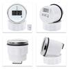 Red Light 0~120℃ Water Temp Meter+Sensor Digital Water Temperature Gauge with Alarm for Car Marine Yacht Boat 12V 24V ized