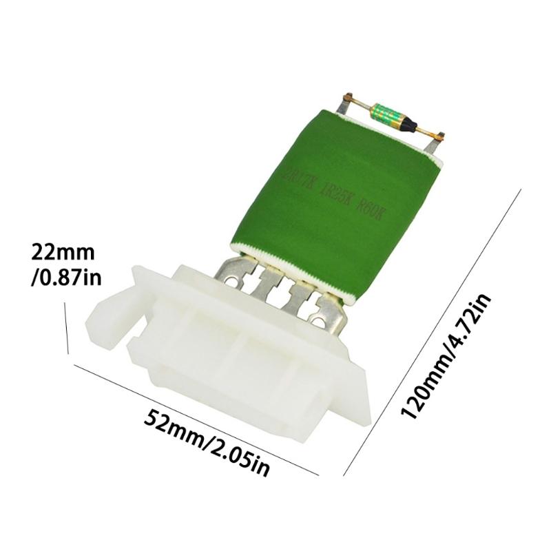 Heater Blower Motor Resistor Direct Install Blower Resistor Part for Heater and Air Conditioning Repair, Terminal Housing Resistor with W1691698200397